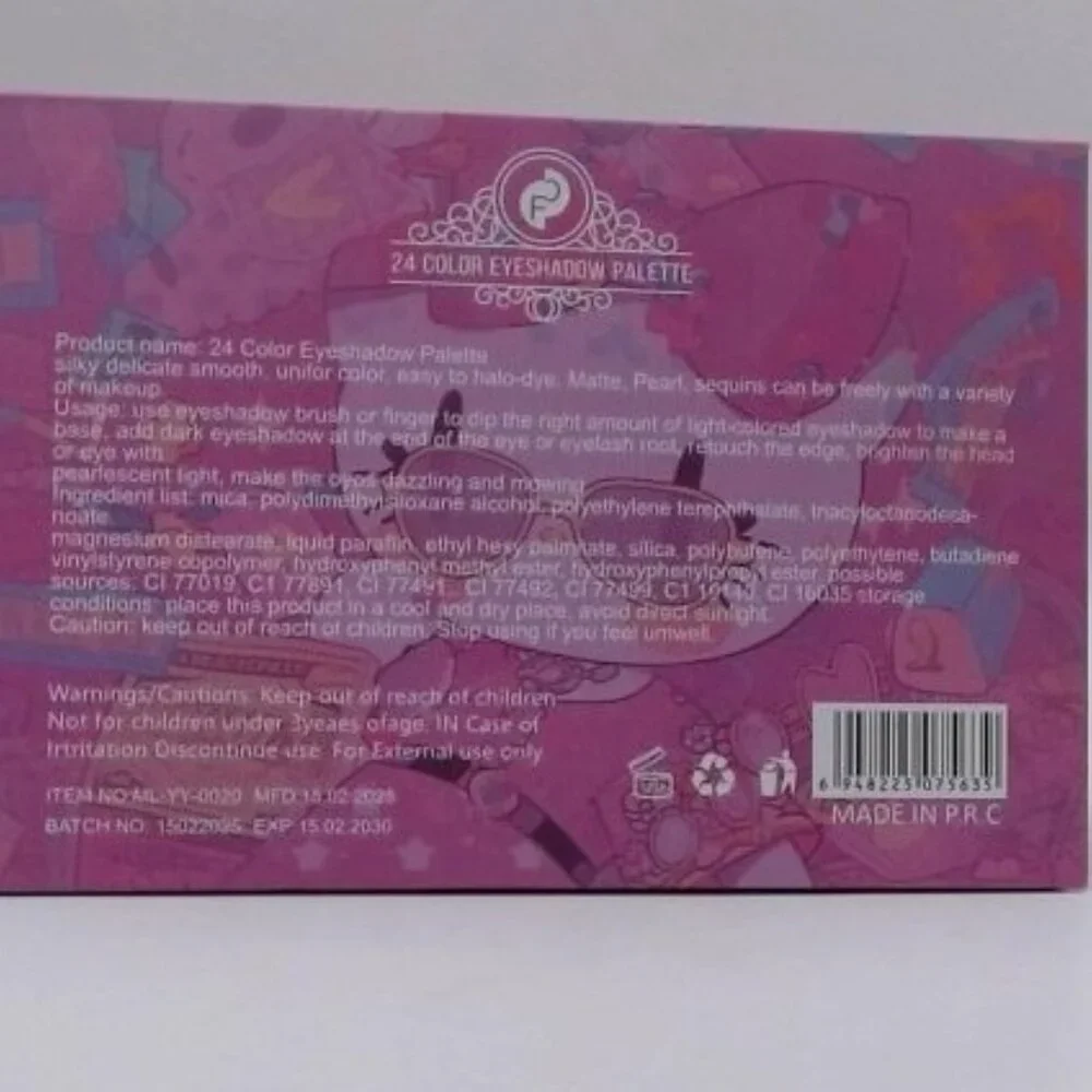 Hello Kitty - Petal Dream , 24‎ Color Eyeshadow Palette, BRAND NEW, NEVER USED